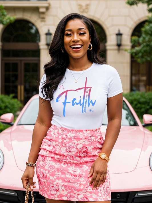Faith Tee- Walk Boldly in Belief